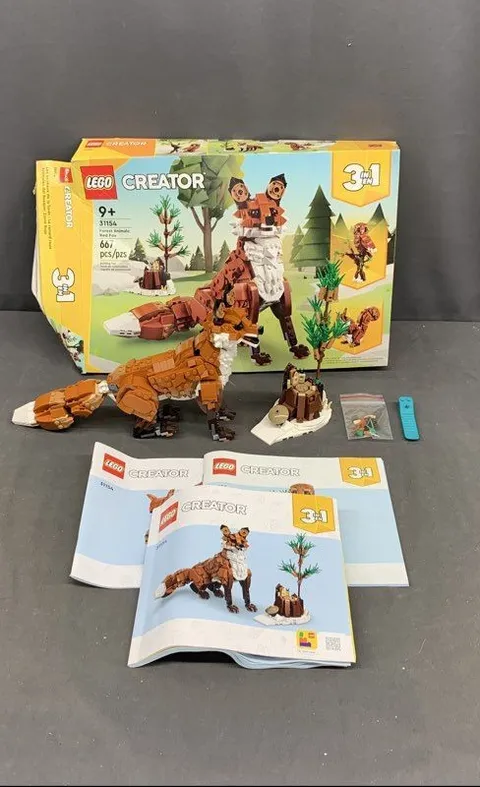 Lego Creator Forest Animals: Red Fox #31154 COMPLETE IN ORIGINAL BOX