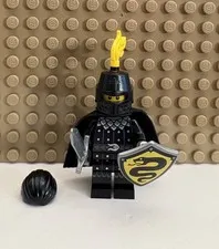 LEGO Serpent Knight Minifigure (cas593) - Castle - New w/ Helmet, Hair, and Cape