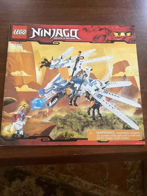 LEGO Ninjago 2260 Ice Dragon Attack Instruction Manual ONLY 