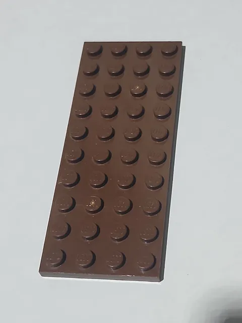 LEGO Plate Reddish Brown ● 4 X 10 ● # 3030 ● QTY 1