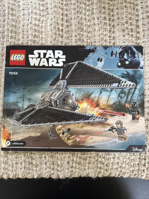Lego Star Wars TIE Striker Walker Ship Instruction Manual Booklet ONLY 75154