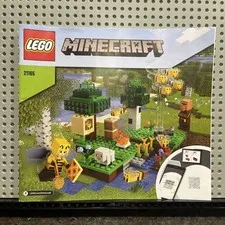 Minecraft Lego 21165 The Bee Farm 2021 Booklet Manual ONLY
