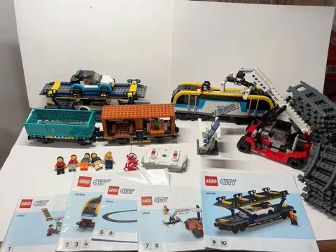 LEGO 60336 City Freight Train 1153pcs -丨With  Instruction丨No box