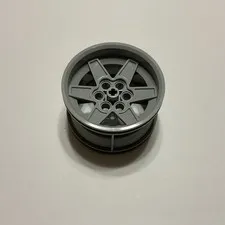 LEGO Wheel 56mm D. x 34mm Technic Racing Medium 6 Pin Holes 15038 Lt. Bluish Gra