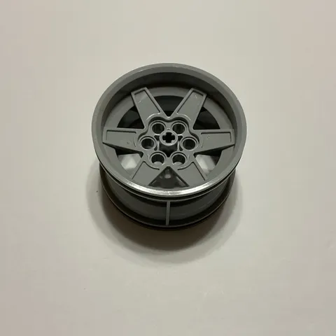 LEGO Wheel 56mm D. x 34mm Technic Racing Medium 6 Pin Holes 15038 Lt. Bluish Gra