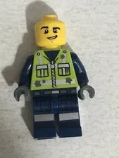 Lego Garbage Man Mini figure  Action Figure Toy Minifig L2
