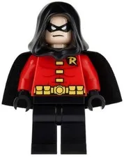 LEGO® Minifig sh0059 - Robin - Black Cape and Hood