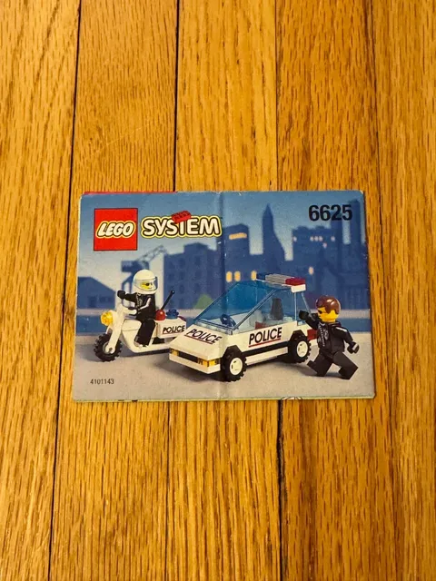 Lego Town Police Speed Trackers (6625) Instruction Booklet Only