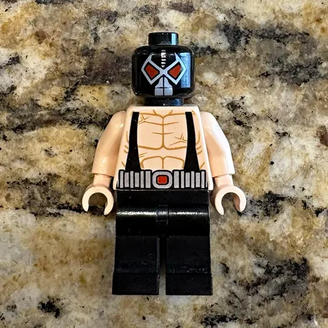 LEGO Bane Plastic Minifigure w/ Black Mask Head, DC