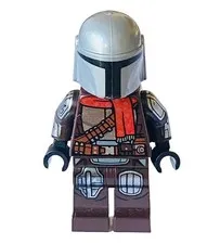 LEGO Star Wars The Mandalorian Din Djarin Minifigure Red Christmas Scarf sw1170