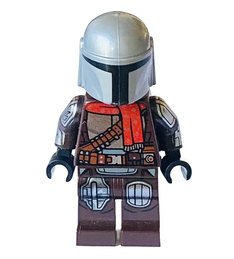 LEGO Star Wars The Mandalorian Din Djarin Minifigure Red Christmas Scarf sw1170