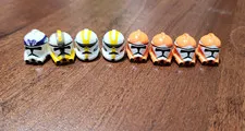 LEGO Star Wars CAC Clone Trooper Minifigure Helmet Lot