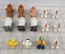 14 Lego Duplo Farm Animals & Pets – Sheep, Pig, Chicken, Rooster, Bird, Goats 