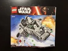 Lego Star Wars First Order Snowspeeder 75100 Instruction Book Manual Only disney
