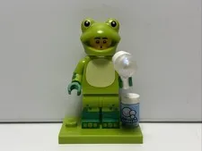LEGO CMF Series Frog Costume Fan Bubbles Series 28 71051 Minifigure