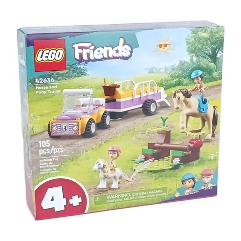 LEGO® Friends™ Horse and Pony Trailer 105 Piece 4+ Building Set 42634