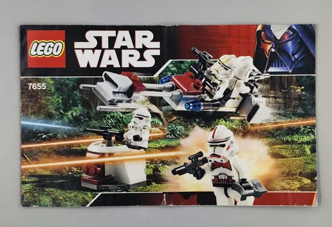 LEGO Star Wars Clone Troopers Battle Pack (7655) Manual Only