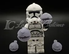 Custom LEGO Star Wars thermal detonator X4 LOT Star Wars Minifigure accessory