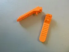 Lot of 2 LEGO Orange Brick & Axle Separator Tool