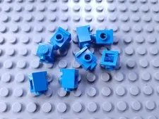 LEGO New Lot of 8 Dark Azure 1x1 Headlight Bricks