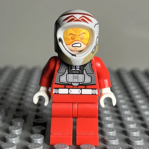 Lego Rebel Pilot A-Wing Minifigure Star Wars sw0757 5004408 CMF Lot Rare 3H