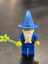 LEGO Castle Majisto Wizard Minifigure cas019 w/ Wand Vintage Castle