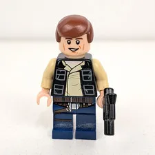 LEGO Star Wars Han Solo Minifigure Blue Legs Vest With Pockets 75052 sw0539