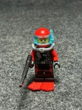 Lego Scuba Diver Minifigure with Accessories