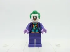 The Joker, Dark Turquoise Bow Tie - sh0901 - Set 76224 - LEGO Batman Minifigure