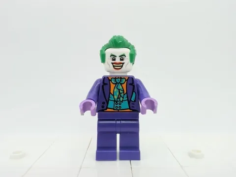 The Joker, Dark Turquoise Bow Tie - sh0901 - Set 76224 - LEGO Batman Minifigure