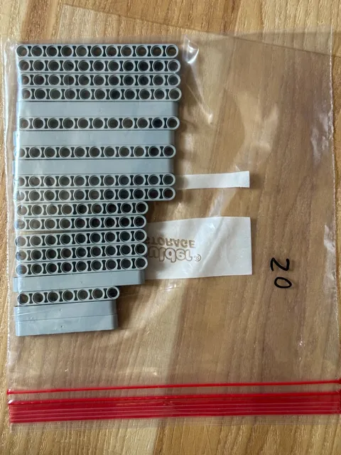 assorted lego technic beams. grey, for spike prime of ev3