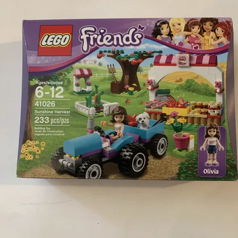 LEGO Friends: Sunshine Harvest 41026 Olivia 233 Pieces Looks Sealed New Photos