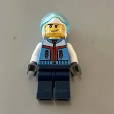 LEGO® cty1397 Minifigure Stunt Airplane Pilot Dare Devil Blue 60323