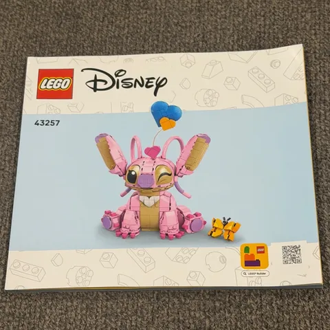 LEGO Disney Angel 43257 Building Instructions Manual Only Lilo & Stitch Pink Set
