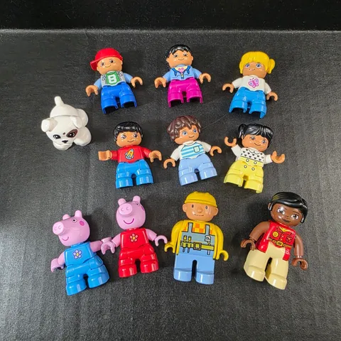 LEGO Duplo Mixed Minifigures Lot Peppa Pig, Bob the Builder Dog Kids Figures