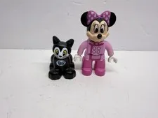 Lego Duplo Figure Minnie Mouse and Figaro Cat