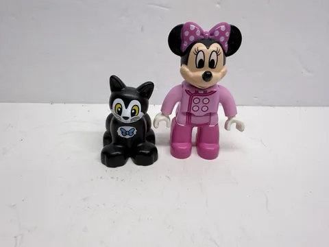 Lego Duplo Figure Minnie Mouse and Figaro Cat