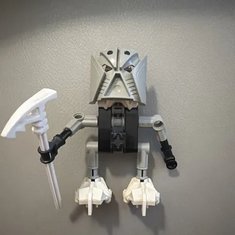 LEGO Bionicle - 8544 Turaga Nuju 2001 Vintage Toa Of Ice Rare Rep Rubber Band