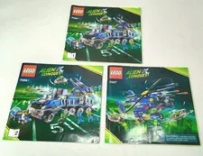 Lego Alien Conquest 7066 7067 Earth Defense HQ Instruction Manual Booklets ONLY