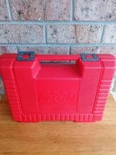 LEGO 1985 Vintage Red Plastic Storage Suitcase Full Of Loose Legos