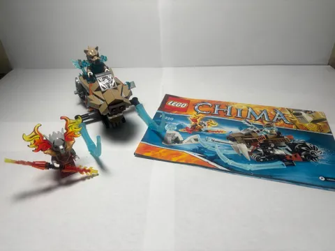 LEGO LEGENDS OF CHIMA 70220 Strainor's Saber Cycle (Used)