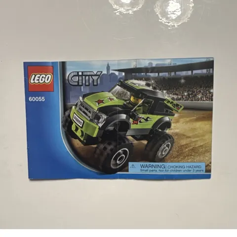 LEGO City 60055 Monster Truck Illustrated Manual Booklet + Win Insert
