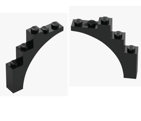 LEGO ® 2x arch brick 1x5x4 black 14395 arch element 6075062 bow New