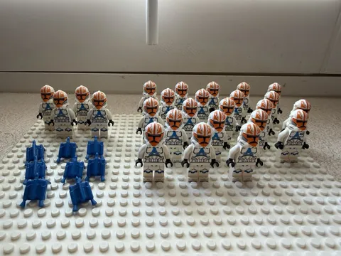 LEGO LEGO Star Wars 332nd Clone Trooper Army Lot Genuine LEGO Helmet Variants