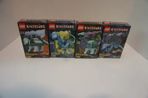 LEGO Dinosaur Sets # 7000, 7001, 7002 & 7003 - New in Sealed  Boxes