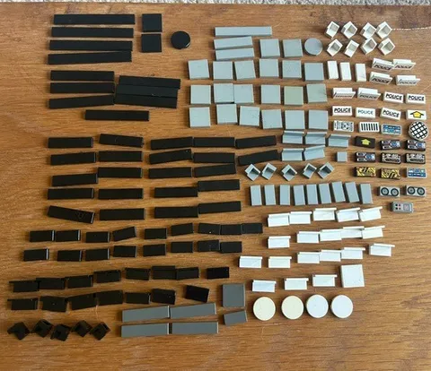 LEGO WALL PANELS, CORNERS, TILES, LOT