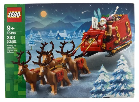 LEGO 40499 Santa’s Sleigh Christmas Winter Holiday Set Reindeer NEW SEALED