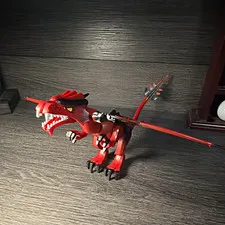 Lego Castle Kingdoms Set Retired Rare Red Dragon