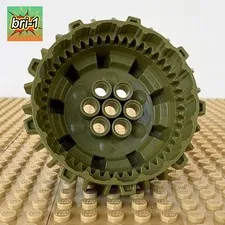 LEGO, Chima: Olive Wheel Cleats Flanges 64712, 70001, CRAWLEY's CLAW RIPPER 2013