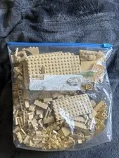 Lego Bulk lot of Tan/Sand Colored Bricks And Pieces Used